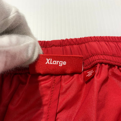 【中古品】【メンズ】 SUPREME シュプリーム CONTRAST WARMUP PANTS コントラスト ウォームアップ パンツ ボトムス ナイロンパンツ 149-260507-ko-23-fuzh サイズ：XL カラー：レッド 万代Net店