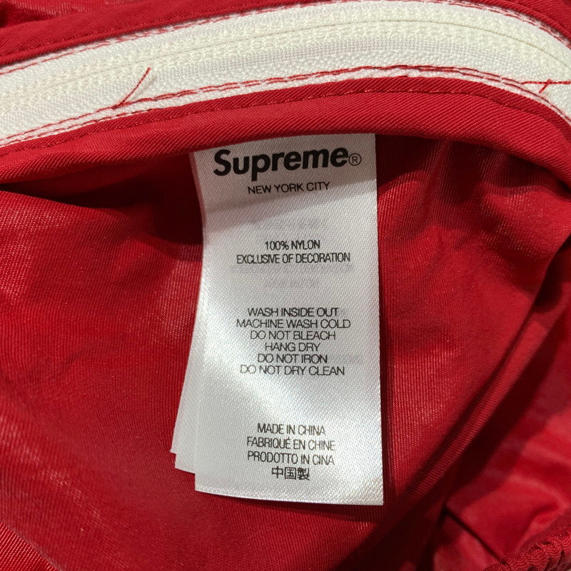 【中古品】【メンズ】 SUPREME シュプリーム CONTRAST WARMUP PANTS コントラスト ウォームアップ パンツ ボトムス ナイロンパンツ 149-260507-ko-23-fuzh サイズ：XL カラー：レッド 万代Net店
