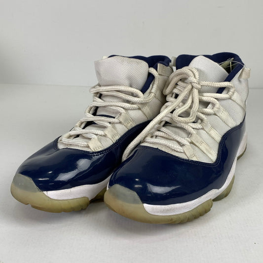 【中古品】【メンズ】 NIKE ナイキ 378037-123 AIR JORDAN 11 RETRO エア ジョーダン11 レトロ "UNC WIN LIKE 82" スニーカー 靴 160-260515-ky-09-teih サイズ：26cm カラー：ブルー 万代Net店