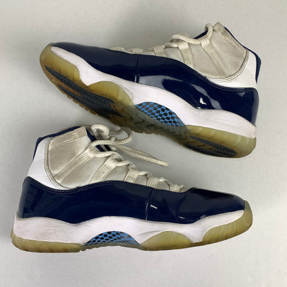 【中古品】【メンズ】 NIKE ナイキ 378037-123 AIR JORDAN 11 RETRO エア ジョーダン11 レトロ "UNC WIN LIKE 82" スニーカー 靴 160-260515-ky-09-teih サイズ：26cm カラー：ブルー 万代Net店