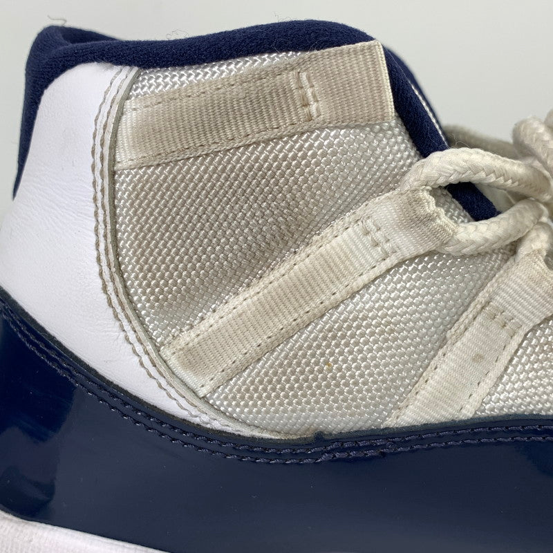 【中古品】【メンズ】 NIKE ナイキ 378037-123 AIR JORDAN 11 RETRO エア ジョーダン11 レトロ "UNC WIN LIKE 82" スニーカー 靴 160-260515-ky-09-teih サイズ：26cm カラー：ブルー 万代Net店