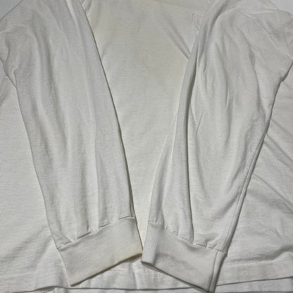 【現状渡し品】【メンズ】 GAP ギャップ USA L/S TEE アメリカ製 ロング スリーブ Tシャツ 長袖 トップス 147-260807-sa-09-tei サイズ：XL カラー：ホワイト 万代Net店
