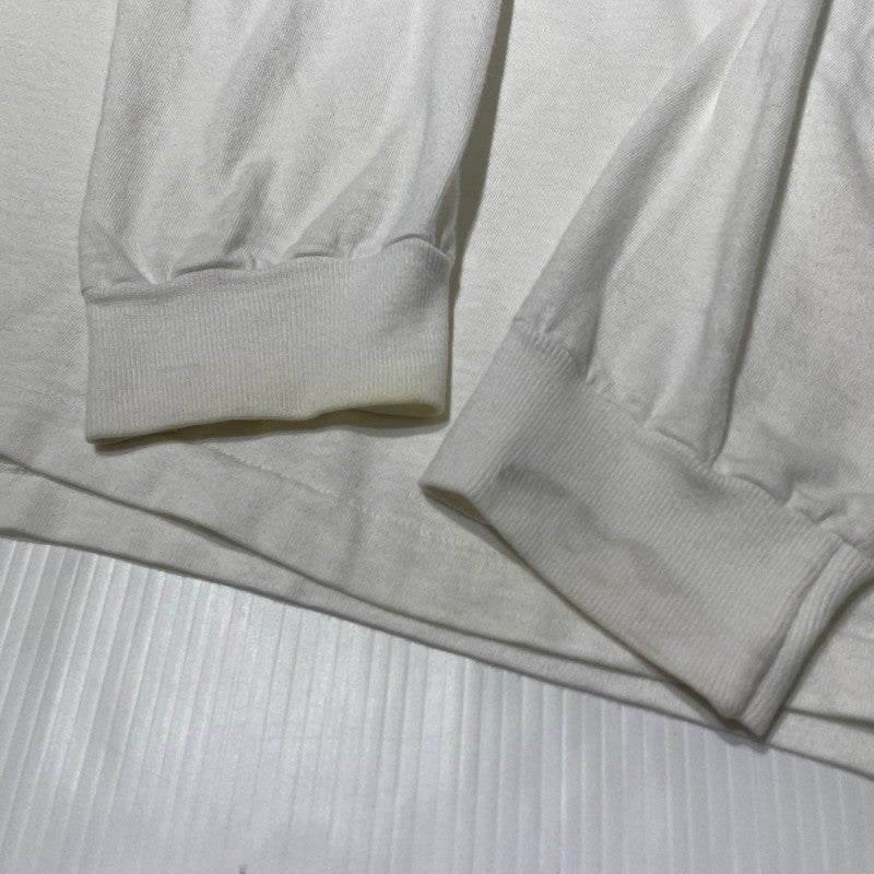 【現状渡し品】【メンズ】 GAP ギャップ USA L/S TEE アメリカ製 ロング スリーブ Tシャツ 長袖 トップス 147-260807-sa-09-tei サイズ：XL カラー：ホワイト 万代Net店
