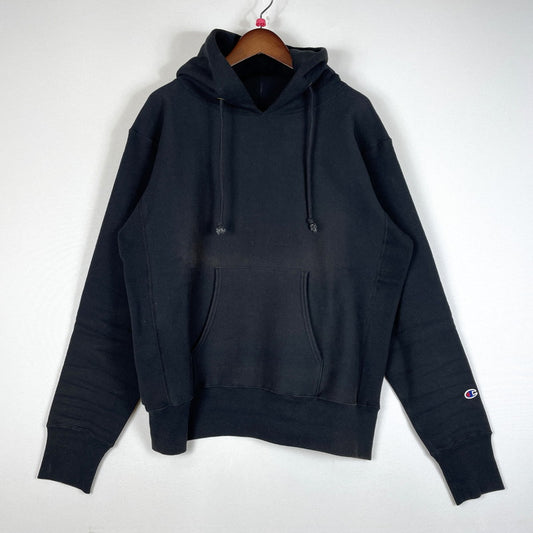 【現状渡し品】【メンズ】 CHAMPION チャンピオン REVERSE WEAVE PARKA C5-U101 リバースウェーブ パーカー トップス プルオーバーパーカー 赤タグ復刻 USA製 145-260507-ks-28-tei サイズ：XL カラー：ブラック 万代Net店