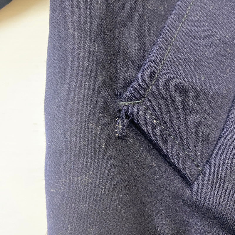 【現状渡し品】【メンズ】 PRADA プラダ WOOL MELTON JACKET ACS1 2017 1483 ウール メルトン ジャケット アウター 141-260508-ks-02-tei サイズ：44 カラー：ネイビー 万代Net店