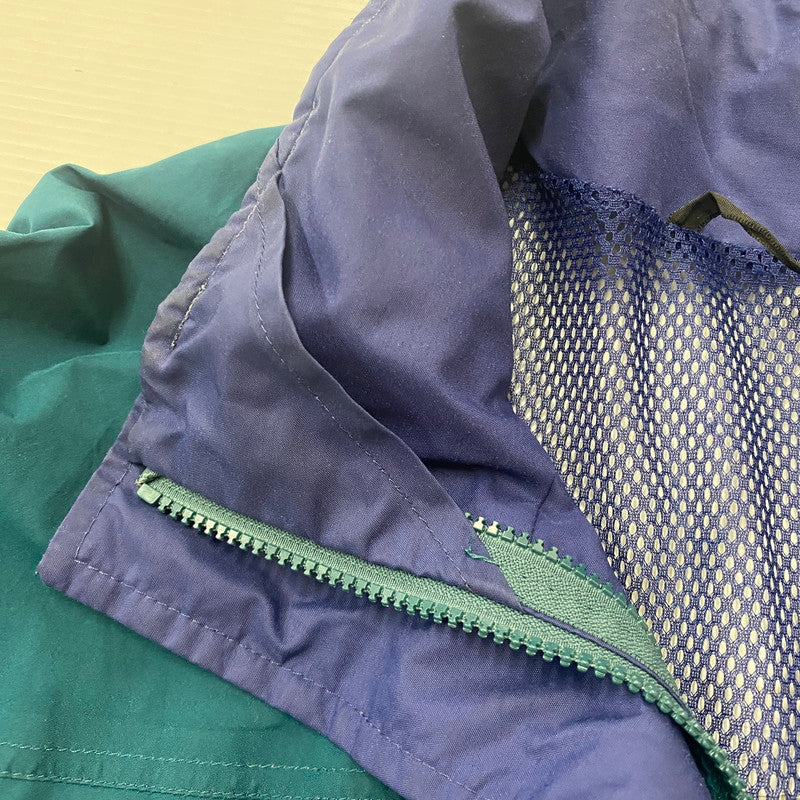 【現状渡し品】【メンズ】 berghaus バーグハウス 90’s NYLON JACKET 90年代 ナイロンジャケット アウター GORE-TEX 144-260508-ks-03-tei サイズ：M カラー：グリーンブルー 万代Net店