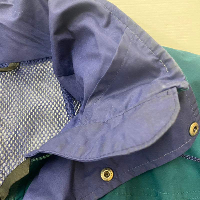 【現状渡し品】【メンズ】 berghaus バーグハウス 90’s NYLON JACKET 90年代 ナイロンジャケット アウター GORE-TEX 144-260508-ks-03-tei サイズ：M カラー：グリーンブルー 万代Net店