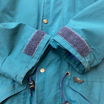 【現状渡し品】【メンズ】 berghaus バーグハウス 90’s NYLON JACKET 90年代 ナイロンジャケット アウター GORE-TEX 144-260508-ks-03-tei サイズ：M カラー：グリーンブルー 万代Net店