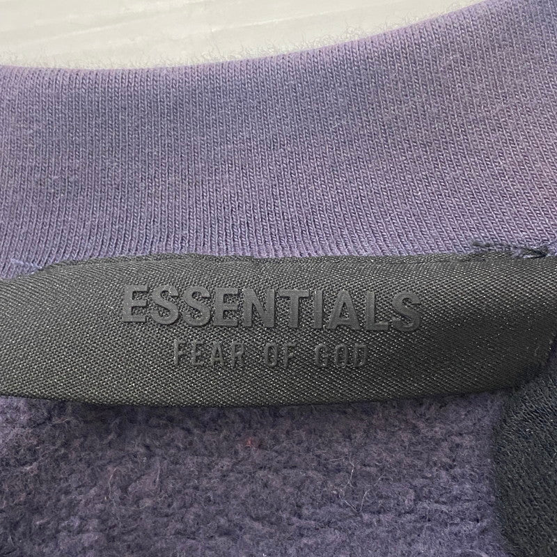 【中古品】【メンズ】 FEAR OF GOD ESSENTIALS フィアーオブゴッド エッセンシャルズ HEAVY FLEECE CREWNECK ヘビー フリース クルーネック スウェット トップス トレーナー 142-260508-ks-07-tei サイズ：M カラー：パープル 万代Net店