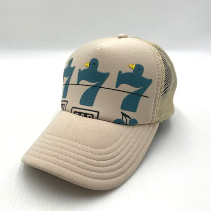 【中古品】【メンズ】 KAPITAL KOUNTRY キャピタル カントリー LUCKY BATTERY BIRD TRUCK CAP KOR2002XH26 ラッキー バッテリー バード トラック キャップ 帽子 185-260704-yo-08-tei サイズ：ONESIZE カラー：アイボリー/ライトベージュ系 万代Net店