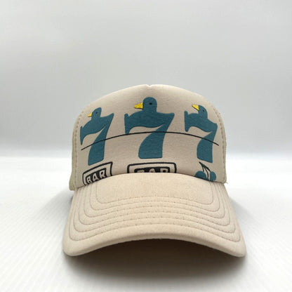 【中古品】【メンズ】 KAPITAL KOUNTRY キャピタル カントリー LUCKY BATTERY BIRD TRUCK CAP KOR2002XH26 ラッキー バッテリー バード トラック キャップ 帽子 185-260704-yo-08-tei サイズ：ONESIZE カラー：アイボリー/ライトベージュ系 万代Net店