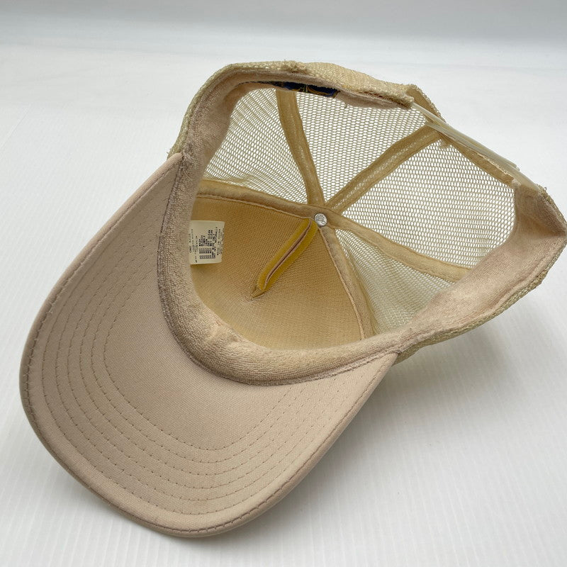 【中古品】【メンズ】 KAPITAL KOUNTRY キャピタル カントリー LUCKY BATTERY BIRD TRUCK CAP KOR2002XH26 ラッキー バッテリー バード トラック キャップ 帽子 185-260704-yo-08-tei サイズ：ONESIZE カラー：アイボリー/ライトベージュ系 万代Net店