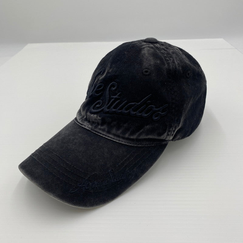 【現状渡し品】【メンズ】 ACNE STUDIOS アクネ ストゥディオズ FN-UX-HATS000339 加工デニムキャップ 帽子 185-260529-ks-10-tei カラー：ブラック 万代Net店