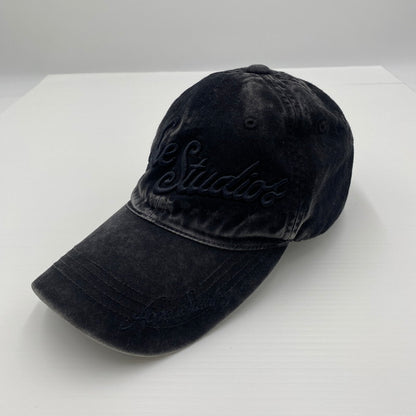 【現状渡し品】【メンズ】 ACNE STUDIOS アクネ ストゥディオズ FN-UX-HATS000339 加工デニムキャップ 帽子 185-260529-ks-10-tei カラー：ブラック 万代Net店