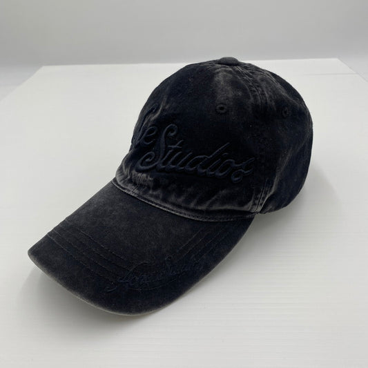 【現状渡し品】【メンズ】 ACNE STUDIOS アクネ ストゥディオズ FN-UX-HATS000339 加工デニムキャップ 帽子 185-260529-ks-10-tei カラー：ブラック 万代Net店