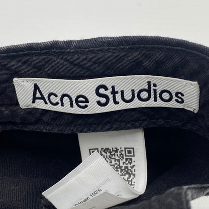 【現状渡し品】【メンズ】 ACNE STUDIOS アクネ ストゥディオズ FN-UX-HATS000339 加工デニムキャップ 帽子 185-260529-ks-10-tei カラー：ブラック 万代Net店
