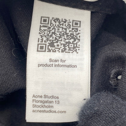 【現状渡し品】【メンズ】 ACNE STUDIOS アクネ ストゥディオズ FN-UX-HATS000339 加工デニムキャップ 帽子 185-260529-ks-10-tei カラー：ブラック 万代Net店