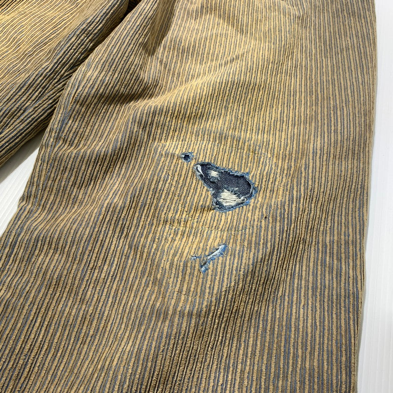 【中古品】【メンズ】 ADER ERROR アーダーエラー CARID AGING TROUSERS BMADFWBT0106BG エイジング トラウザーズ ボトムス コーデュロイパンツ 152-260507-ko-13-tei サイズ：S カラー：ベージュ 万代Net店