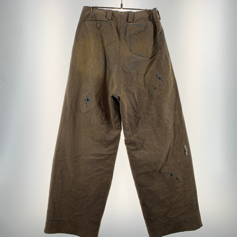 【中古品】【メンズ】 ADER ERROR アーダーエラー CARID AGING TROUSERS BMADFWBT0106BG エイジング トラウザーズ ボトムス コーデュロイパンツ 152-260507-ko-13-tei サイズ：S カラー：ベージュ 万代Net店
