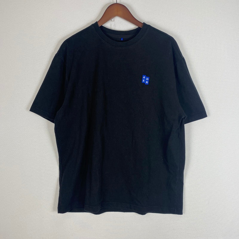 【中古品】【メンズ】 ADERERROR アーダーエラー TRS TAG SWEAT SHIRT BO42FYTS0201 TRSタグ スウェット シャツ 半袖 トップス 141-260508-ks-10-tei サイズ：L カラー：ブラック 万代Net店
