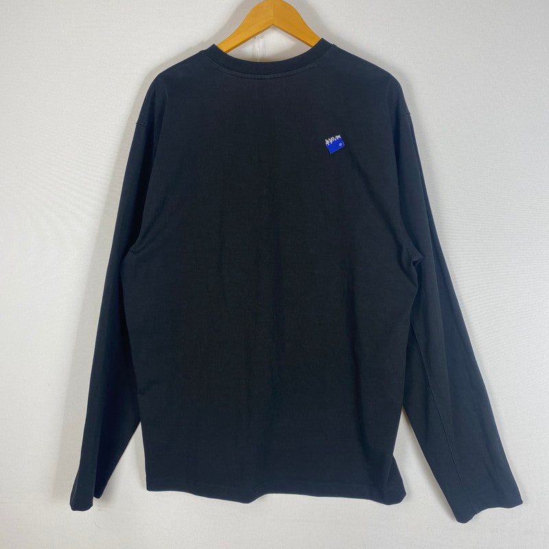 【中古品】【メンズ】 ADERERROR アーダーエラー TRS TAG SWEAT SHIRT BO42FYTS0201 TRSタグ スウェット シャツ 長袖 トップス 141-260508-ks-05-tei サイズ：L カラー：ブラック 万代Net店