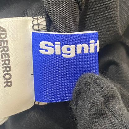 【中古品】【メンズ】 ADERERROR アーダーエラー TRS TAG SWEAT SHIRT BO42FYTS0201 TRSタグ スウェット シャツ 長袖 トップス 141-260508-ks-05-tei サイズ：L カラー：ブラック 万代Net店