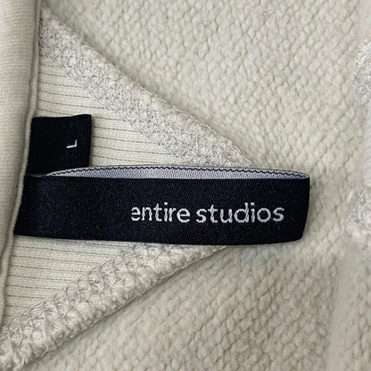 【中古品】【メンズ】 ENTIRE STUDIOS エンタイアスタジオ BOX CREW ES2126 ボックス クルー トップス プルオーバー トレーナー 140-260508-ks-06-fuzh サイズ：L カラー：アイボリー 万代Net店