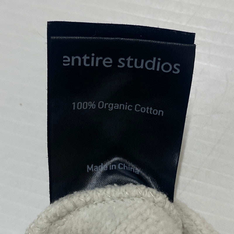 【中古品】【メンズ】 ENTIRE STUDIOS エンタイアスタジオ BOX CREW ES2126 ボックス クルー トップス プルオーバー トレーナー 140-260508-ks-06-fuzh サイズ：L カラー：アイボリー 万代Net店