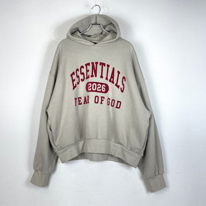 【現状渡し品】【メンズ】 FEAR OF GOD ESSENTIALS フィアーオブゴッド エッセンシャルズ CLASSIC HOODIE クラシック フーディー トップス プルオーバーパーカー 142-260507-ks-27-tei サイズ：XL カラー：グレー 万代Net店