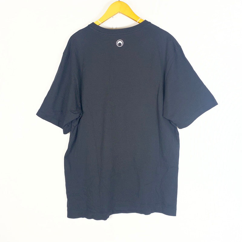 【中古品】【メンズ】 MARINE SERRE マリーンセル REGENERATED CALENDAR TEE リジェナレイティド カレンダー Tシャツ 半袖 トップス 141-260508-ks-14-tei サイズ：XXL カラー：ブラック 万代Net店