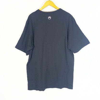 【中古品】【メンズ】 MARINE SERRE マリーンセル REGENERATED CALENDAR TEE リジェナレイティド カレンダー Tシャツ 半袖 トップス 141-260508-ks-14-tei サイズ：XXL カラー：ブラック 万代Net店