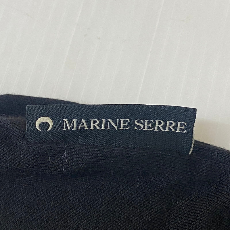【中古品】【メンズ】 MARINE SERRE マリーンセル REGENERATED CALENDAR TEE リジェナレイティド カレンダー Tシャツ 半袖 トップス 141-260508-ks-14-tei サイズ：XXL カラー：ブラック 万代Net店
