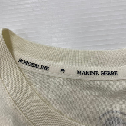 【現状渡し品】【メンズ】 MARINE SERRE マリーンセル REGENERATED CALENDAR TEE リジェナレイティド カレンダー Tシャツ 半袖 トップス 141-260508-ks-13-tei サイズ：M カラー：アイボリー 万代Net店