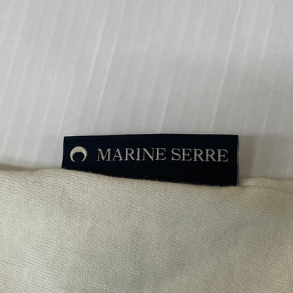 【現状渡し品】【メンズ】 MARINE SERRE マリーンセル REGENERATED CALENDAR TEE リジェナレイティド カレンダー Tシャツ 半袖 トップス 141-260508-ks-13-tei サイズ：M カラー：アイボリー 万代Net店