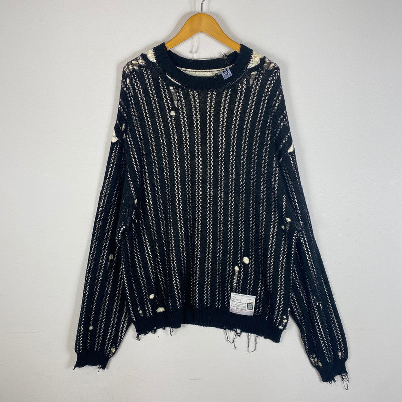 【中古品】【メンズ】 Maison MIHARA YASUHIRO メゾン ミハラヤスヒロ SWEATER A10SW512 セーター 長袖 トップス 140-260508-ks-09-fuzh サイズ：46 カラー：ブラック 万代Net店