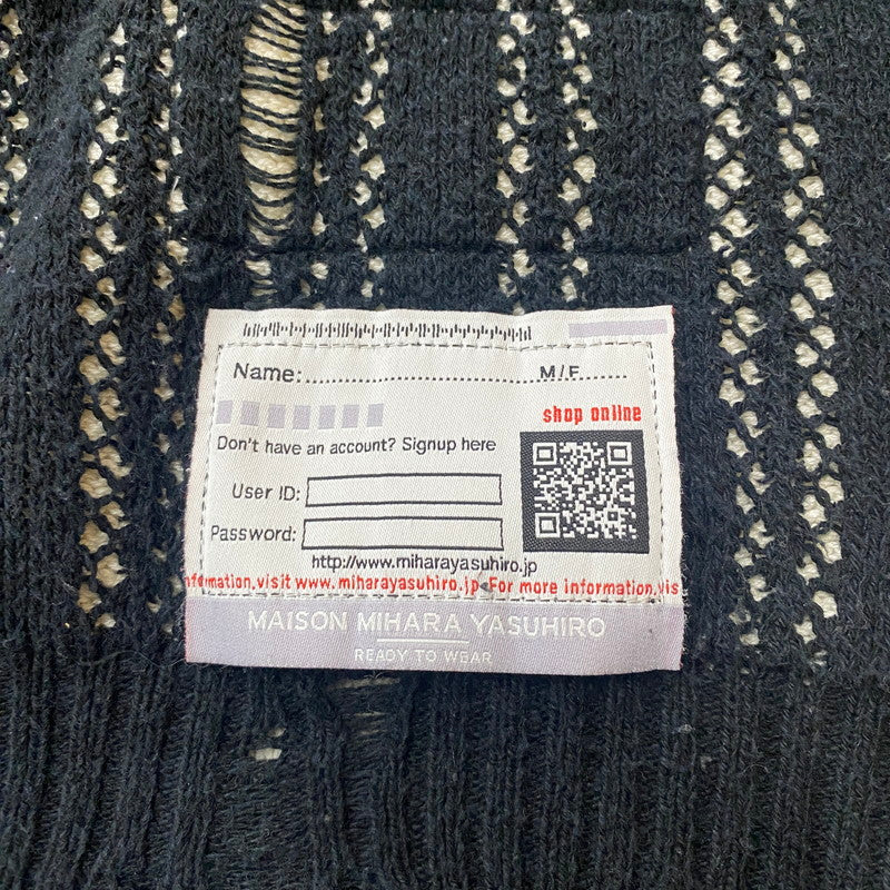【中古品】【メンズ】 Maison MIHARA YASUHIRO メゾン ミハラヤスヒロ SWEATER A10SW512 セーター 長袖 トップス 140-260508-ks-09-fuzh サイズ：46 カラー：ブラック 万代Net店