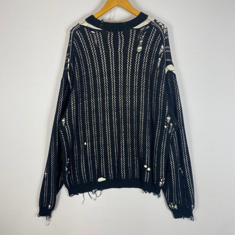 【中古品】【メンズ】 Maison MIHARA YASUHIRO メゾン ミハラヤスヒロ SWEATER A10SW512 セーター 長袖 トップス 140-260508-ks-09-fuzh サイズ：46 カラー：ブラック 万代Net店