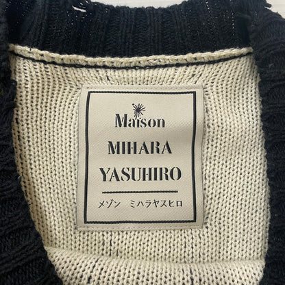 【中古品】【メンズ】 Maison MIHARA YASUHIRO メゾン ミハラヤスヒロ SWEATER A10SW512 セーター 長袖 トップス 140-260508-ks-09-fuzh サイズ：46 カラー：ブラック 万代Net店