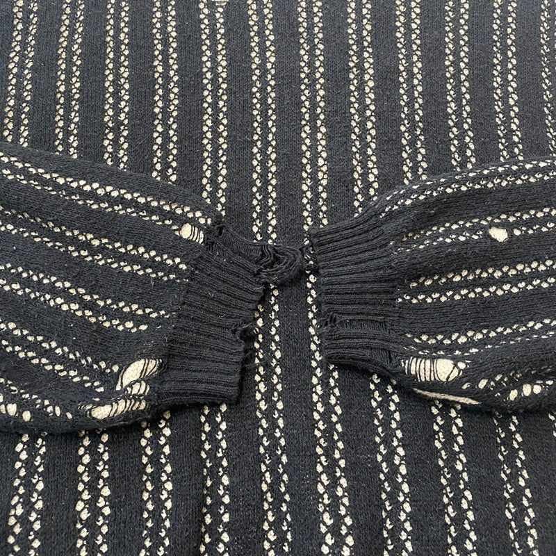 【中古品】【メンズ】 Maison MIHARA YASUHIRO メゾン ミハラヤスヒロ SWEATER A10SW512 セーター 長袖 トップス 140-260508-ks-09-fuzh サイズ：46 カラー：ブラック 万代Net店