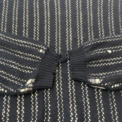 【中古品】【メンズ】 Maison MIHARA YASUHIRO メゾン ミハラヤスヒロ SWEATER A10SW512 セーター 長袖 トップス 140-260508-ks-09-fuzh サイズ：46 カラー：ブラック 万代Net店