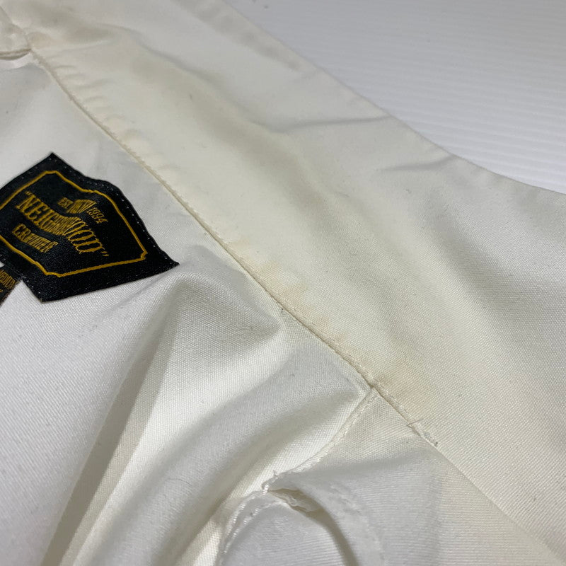 【中古品】【メンズ】 NEIGHBORHOOD ネイバーフッド CLASSIC WORK EC-SHIRT.L/S 172TSNH-SHM03 クラシック ワーク シャツ ロングスリーブ 長袖 トップス 142-260615-yo-09-tei サイズ：M カラー：ホワイト 万代Net店