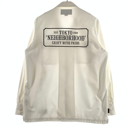 【中古品】【メンズ】 NEIGHBORHOOD ネイバーフッド CLASSIC WORK EC-SHIRT.L/S 172TSNH-SHM03 クラシック ワーク シャツ ロングスリーブ 長袖 トップス 142-260615-yo-09-tei サイズ：M カラー：ホワイト 万代Net店