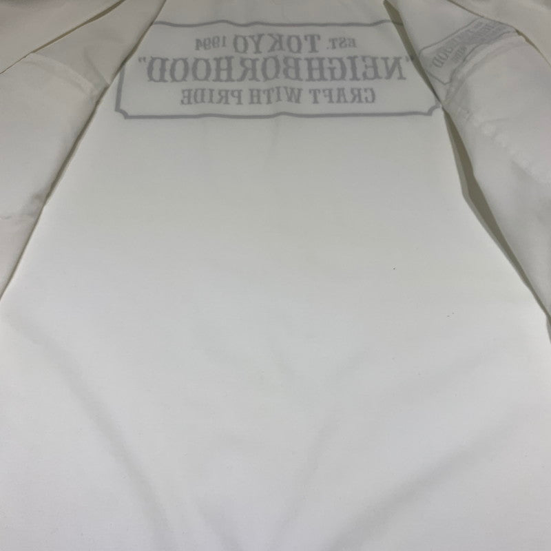 【中古品】【メンズ】 NEIGHBORHOOD ネイバーフッド CLASSIC WORK EC-SHIRT.L/S 172TSNH-SHM03 クラシック ワーク シャツ ロングスリーブ 長袖 トップス 142-260615-yo-09-tei サイズ：M カラー：ホワイト 万代Net店