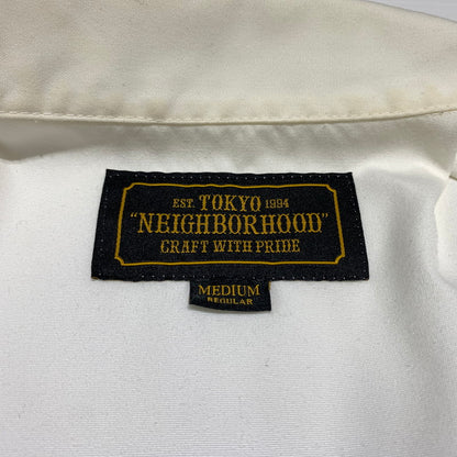 【中古品】【メンズ】 NEIGHBORHOOD ネイバーフッド CLASSIC WORK EC-SHIRT.L/S 172TSNH-SHM03 クラシック ワーク シャツ ロングスリーブ 長袖 トップス 142-260615-yo-09-tei サイズ：M カラー：ホワイト 万代Net店