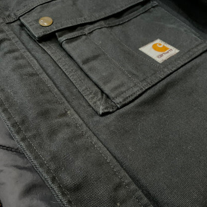【現状渡し品】【メンズ】 Carhartt カーハート MULTI POCKET DUCK HUNTING JACKET EC078 マルチ ポケット ダック ハンティング ジャケット アウター ワークジャケット 145-260507-ko-08-tei サイズ：M カラー：ブラック 万代Net店