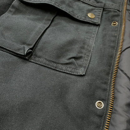 【現状渡し品】【メンズ】 Carhartt カーハート MULTI POCKET DUCK HUNTING JACKET EC078 マルチ ポケット ダック ハンティング ジャケット アウター ワークジャケット 145-260507-ko-08-tei サイズ：M カラー：ブラック 万代Net店