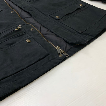 【現状渡し品】【メンズ】 Carhartt カーハート MULTI POCKET DUCK HUNTING JACKET EC078 マルチ ポケット ダック ハンティング ジャケット アウター ワークジャケット 145-260507-ko-08-tei サイズ：M カラー：ブラック 万代Net店