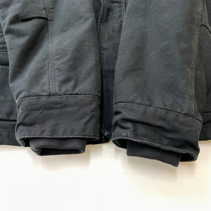 【現状渡し品】【メンズ】 Carhartt カーハート MULTI POCKET DUCK HUNTING JACKET EC078 マルチ ポケット ダック ハンティング ジャケット アウター ワークジャケット 145-260507-ko-08-tei サイズ：M カラー：ブラック 万代Net店