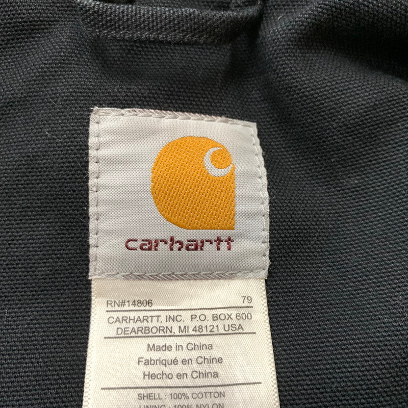 【現状渡し品】【メンズ】 Carhartt カーハート MULTI POCKET DUCK HUNTING JACKET EC078 マルチ ポケット ダック ハンティング ジャケット アウター ワークジャケット 145-260507-ko-08-tei サイズ：M カラー：ブラック 万代Net店