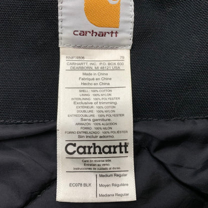 【現状渡し品】【メンズ】 Carhartt カーハート MULTI POCKET DUCK HUNTING JACKET EC078 マルチ ポケット ダック ハンティング ジャケット アウター ワークジャケット 145-260507-ko-08-tei サイズ：M カラー：ブラック 万代Net店